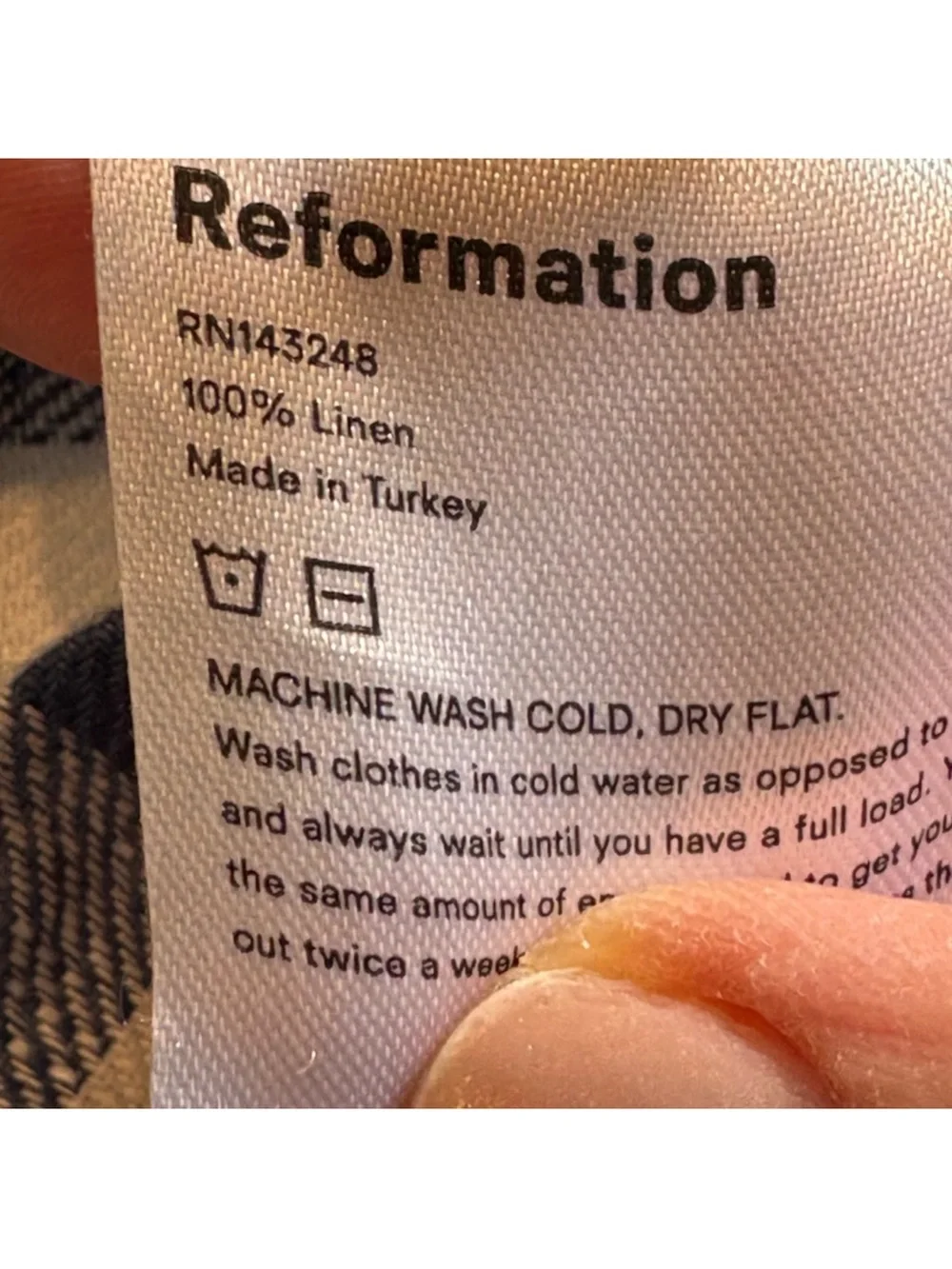 Reformation mara linen